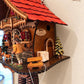 Doggy walker limited edition red roof 8 day cuckoo clock without music Montag Steins & Clocks