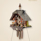 Rotating mill wheel and gray roof shingles | Montag Steins & Clocks
