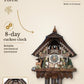 Black Forest Hunter Chalet Cuckoo Clock – 8-day, hand-carved | Montag Steins & Clocks