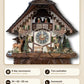 Hunter Chalet – 8-day, two melodies, 58 × 42 × 22 cm, automatic night shut-off | Montag Steins & Clocks