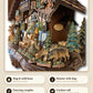Hunter Chalet Cuckoo Clock – stag, wild boar and hunter with dog | Montag Steins & Clocks