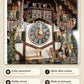 Hunter Chalet Cuckoo Clock – dancing couples on the balcony, 8-day with music | Montag Steins & Clocks