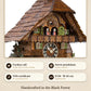 Forester scene 8-day cuckoo clock with music – detail 1