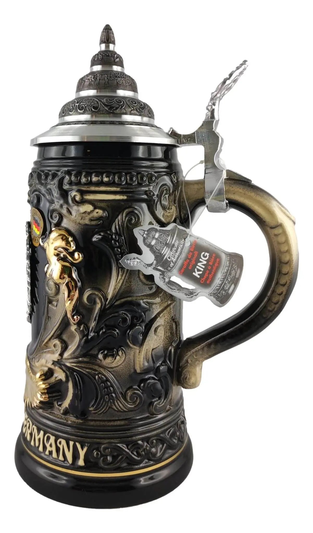 Germany Stein 0,4L black King