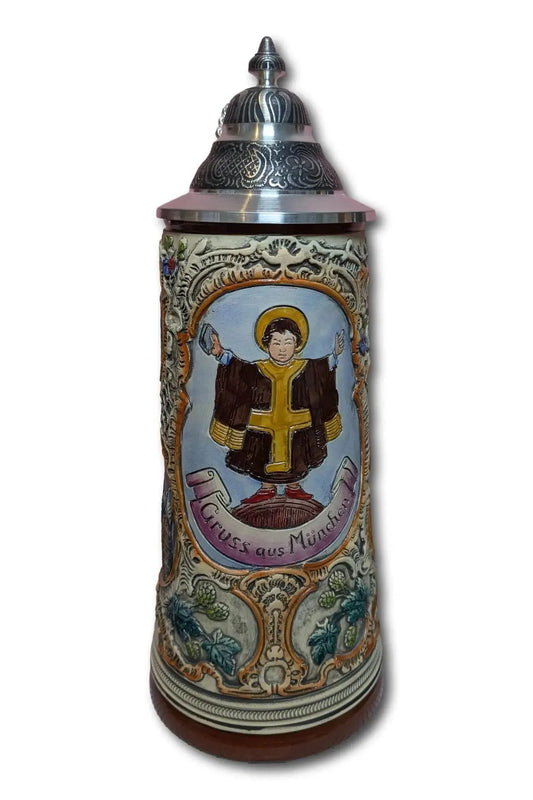 Greetings from Munich 0.75L beer stein Thewalt