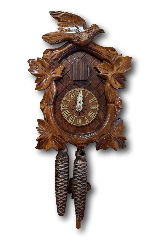 Hand-Carved Leaves and Bird – Gold Numbers Hekas