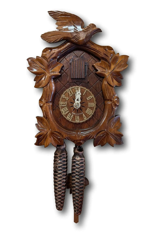 Hand-Carved Leaves and Bird – Gold Numbers Hekas