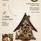 Head-banging goats with dancers 1 day cuckoo clock with music – hand-carved, VDS certified | Montag Steins & Clocks
