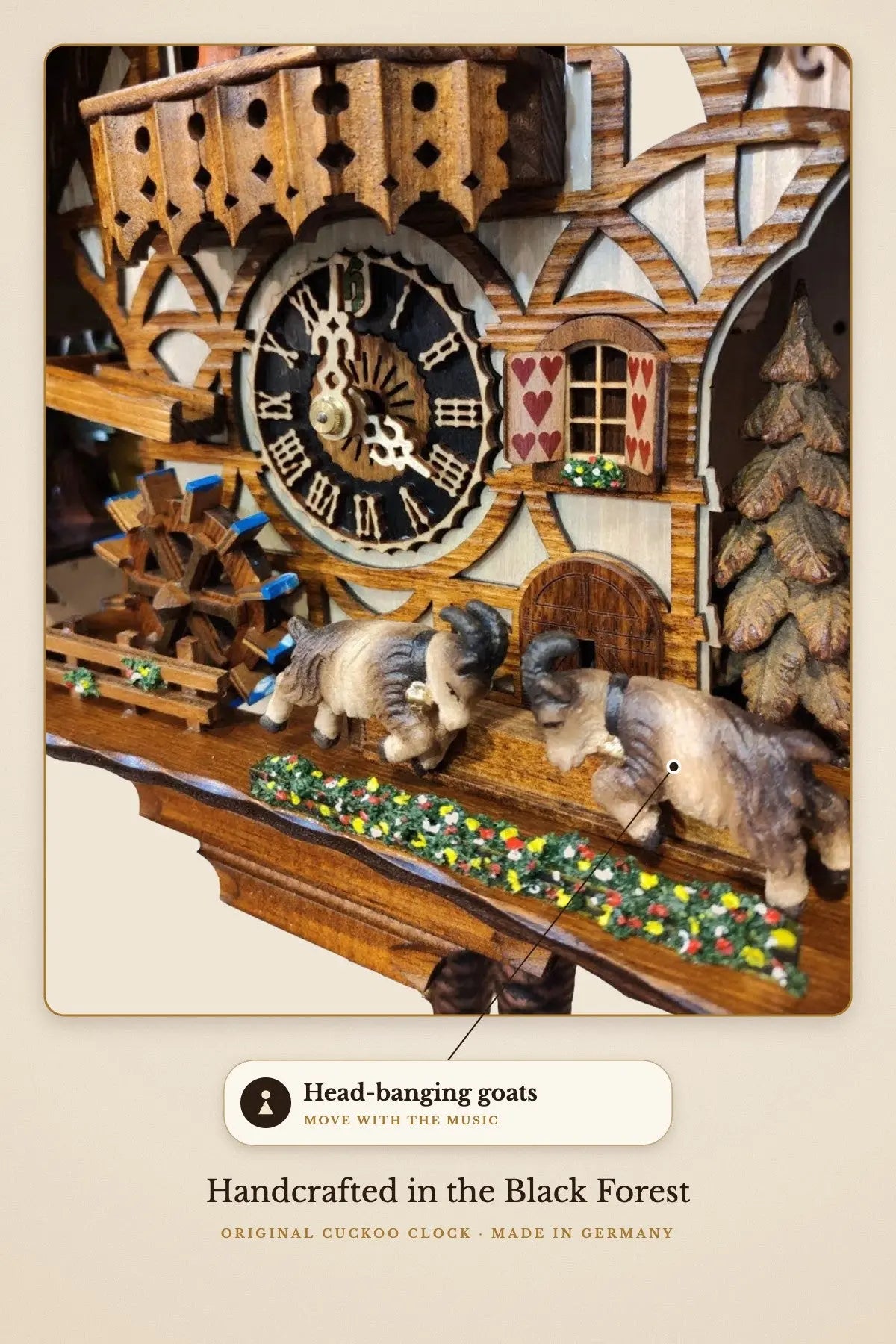 Head-banging goats moving with the music | Montag Steins & Clocks