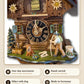 Hiker with Dog Cuckoo Clock – one-day movement, made in Germany | Montag Steins & Clocks