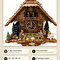 Hoenes Clock of the Year 2026 – Edelweiss & Happy Wanderer, 46 × 43 × 24 cm | Montag Steins & Clocks