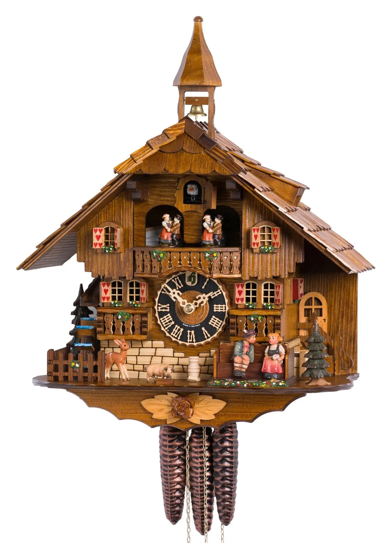 Tiene que ser un beso, 1 día de reloj con música.