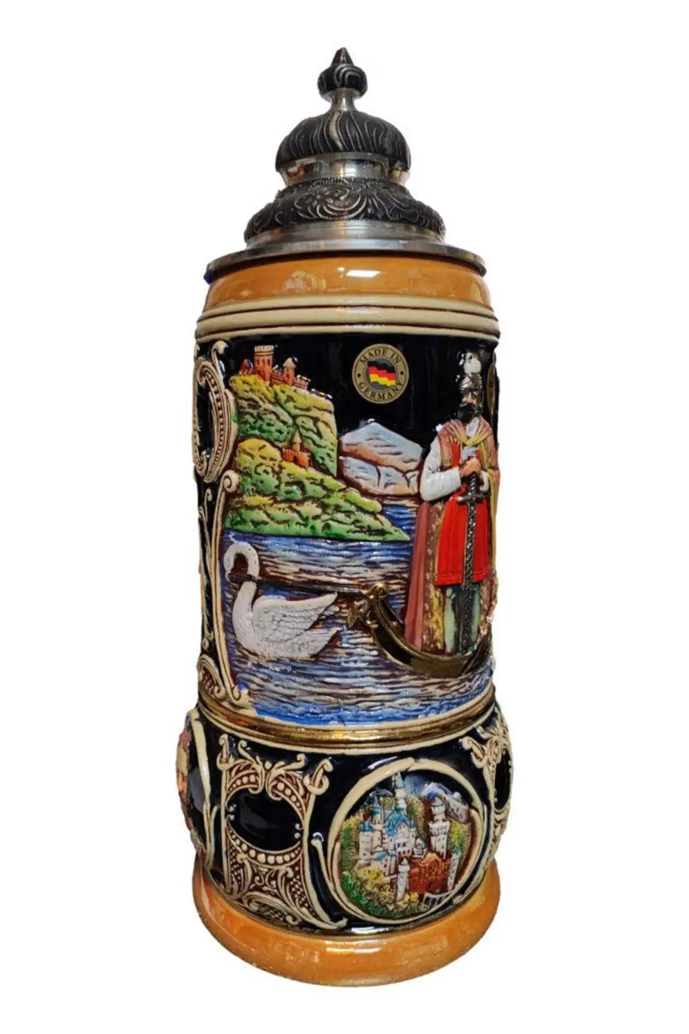 King Jahrstein 2001 2L authentic German beer mug King