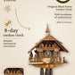 Kissing couple on the bench 8 day cuckoo clock with music – VDS certified | Montag Steins & Clocks