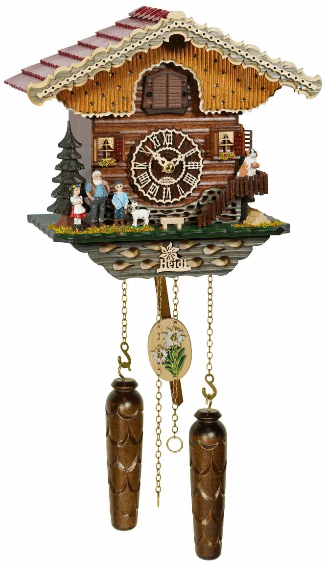 KuckuShine Quartz cuckoo clock with Couple Trenkle