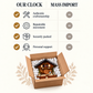 Our clock vs. mass import – authentic craftsmanship, repairable movement, securely packed, personal support