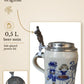 Oktoberfest 1987 salt-glazed 0,5 liter beer stein | Montag Steins & Clocks