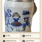 Oktoberfest 1987 stein – pewter lid, salt-glazed | Montag Steins & Clocks