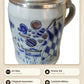Oktoberfest 1990 stein – pewter lid, salt-glazed | Montag Steins & Clocks