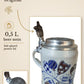 Oktoberfest 1991 salt-glazed 0,5 liter beer stein | Montag Steins & Clocks