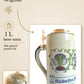 Oktoberfest 2017 salt-glazed 1 liter beer stein | Montag Steins & Clocks