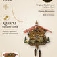 Quartz cuckoo clock Wanderer with music and dancers | Montag Steins & Clocks