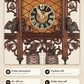 8-day movement, cuckoo call, 31 x 28 cm, manual strike shut-off | Montag Steins & Clocks