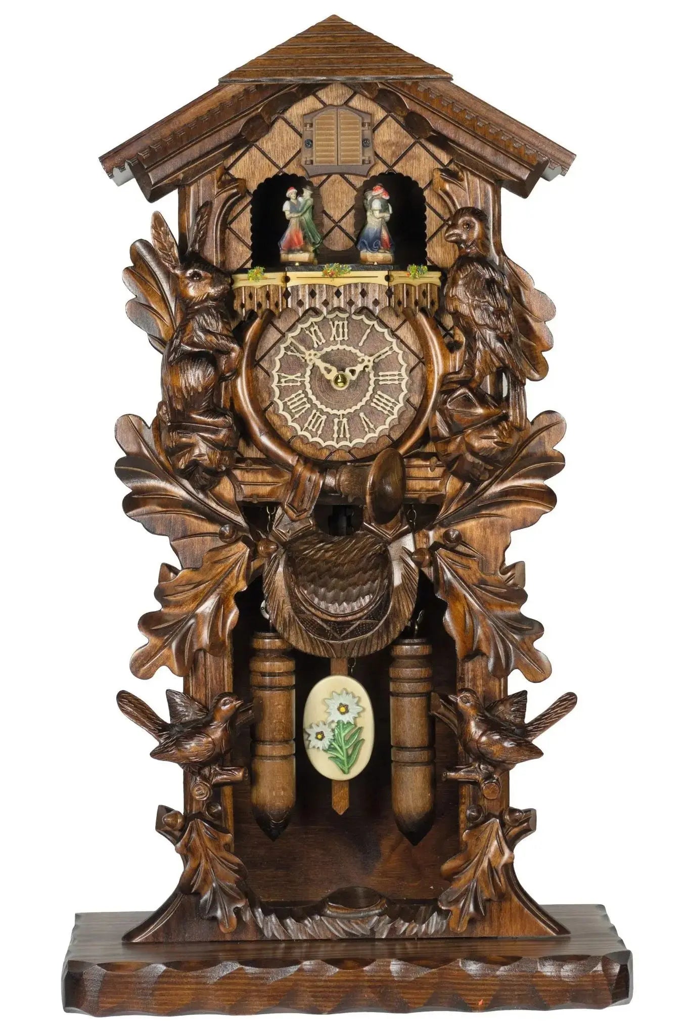 Trenkle table clock quartz 386QMT dark Trenkle