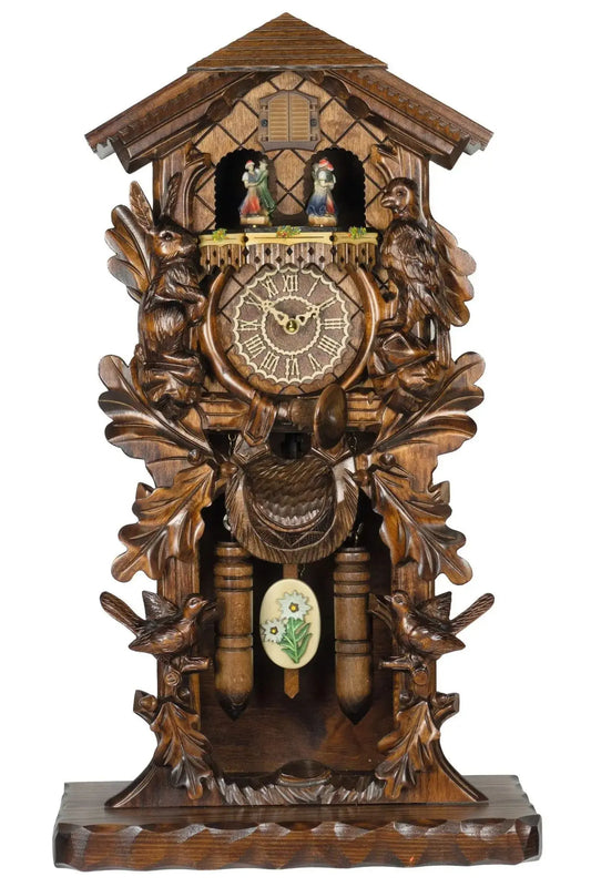 Trenkle table clock quartz 386QMT dark Trenkle