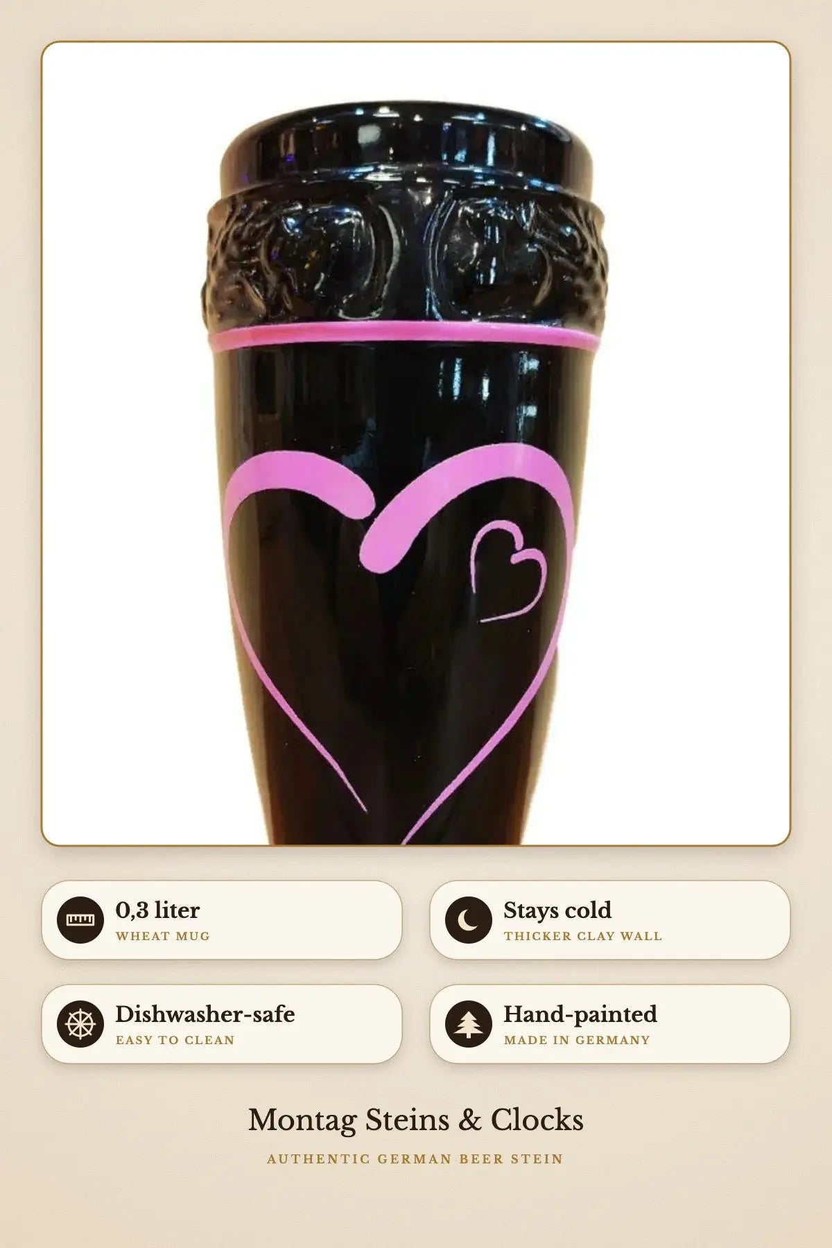 Wheat tulip – keeps drinks cold, dishwasher-safe, made in Germany | Montag Steins & Clocks