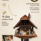 Wood chopper with bell ringer 8-day cuckoo clock with music – hand-carved, VDS certified | Montag Steins & Clocks