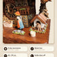 8-day movement, music box, 46 x 39 cm, manual strike shut-off | Montag Steins & Clocks