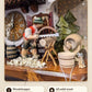 Hand-carved woodchopper figure, all solid wood | Montag Steins & Clocks