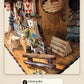 Hand-carved clock pedler figure | Montag Steins & Clocks