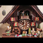 Edelweiss alm gray roof 8 day cuckoo clock with music